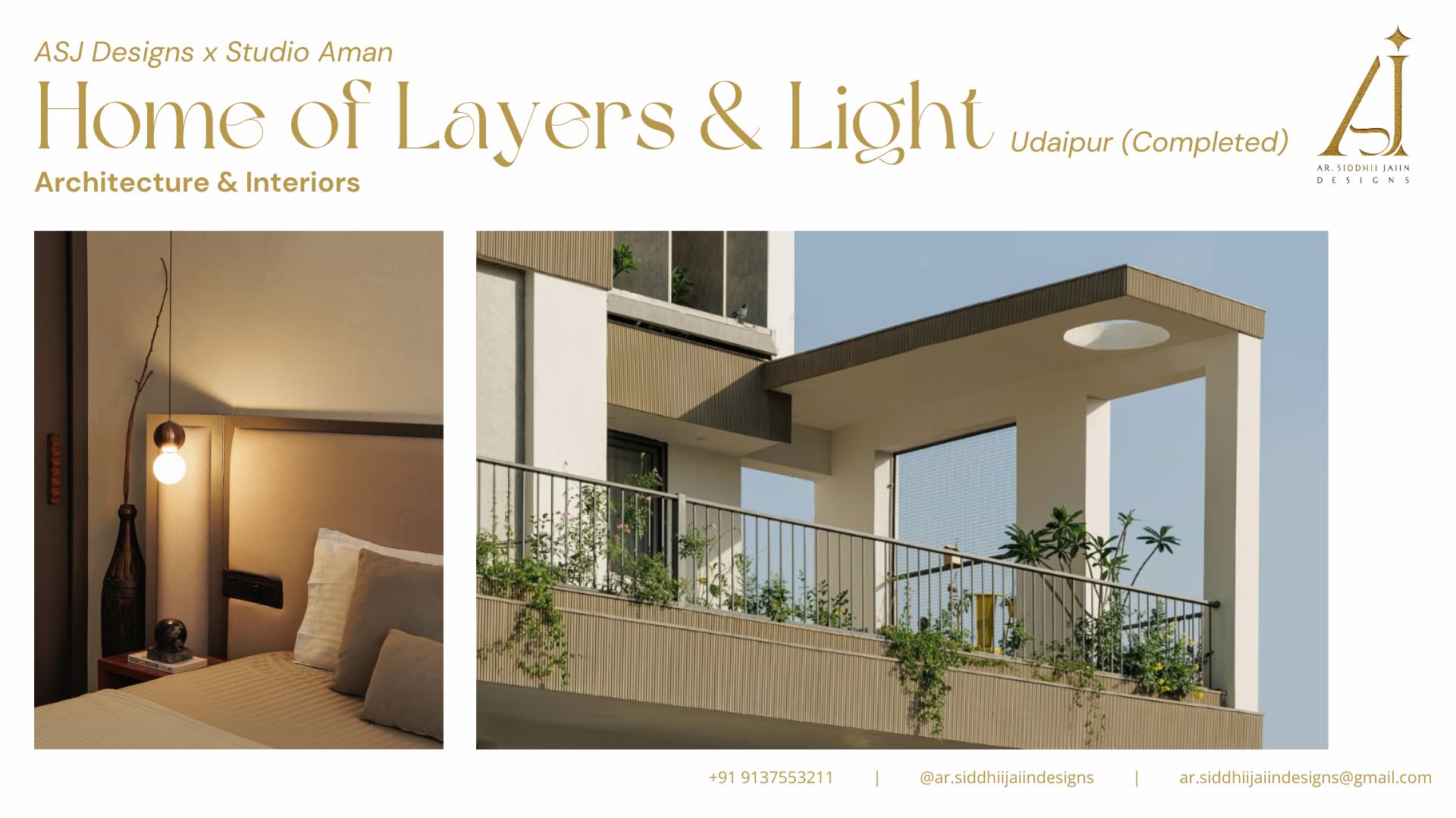 Ar. Siddhii Jaiin Designs